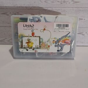 Lihao Brand Snaps and Pliers Set Plastic Buttons
